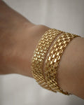 Radiant X Link Bracelet 18K Gold 1965