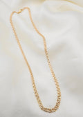 Beautiful Graduated Bismarck Link Chain 18K Gold Sweden 1960s