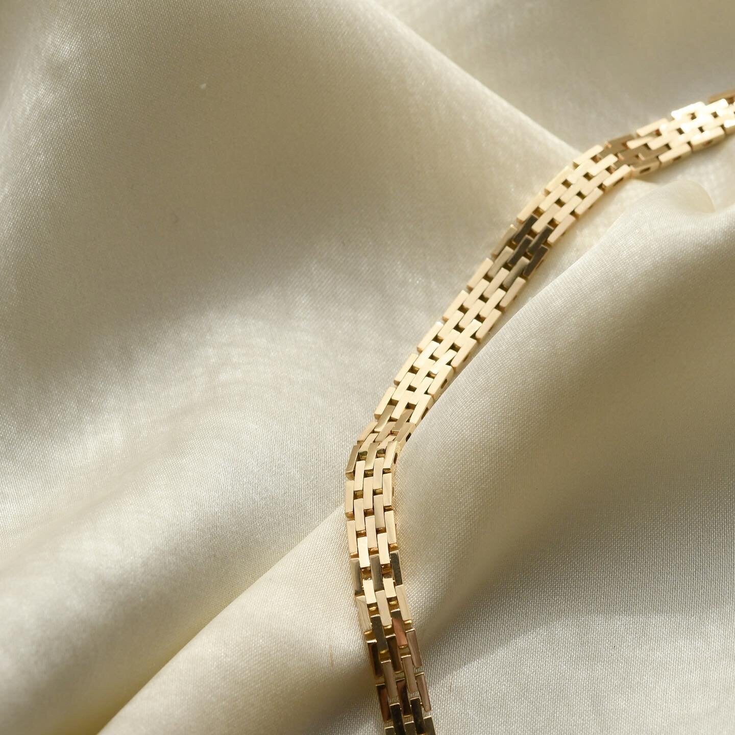 Gorgeous Sexy Brick Link Chain 29.5 Grams 14K Solid Gold