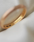 Anna and Arthurs 1930s 20K Rose Gold Bands