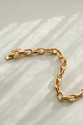 Sublime Heavy Sizeable Danish Anchor Link Bracelet 14K Gold