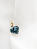 OMJ FINE JEWELRY The Cotton Candy Charms Heart Edition Natural Untreated Topaz and Tourmaline  18K Gold