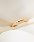 Gorg Stacking Band Danish Vintage w High Quality Diamond 18K Gold