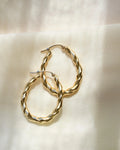 Gorg Twisted Vintage Hoops 18K gold