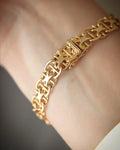 Gorg Swedish X-link Bracelet 18K Gold 1971