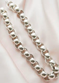 Heavy Gorgeous Vintage Sterling Silver Choker Necklace Sweden 1967