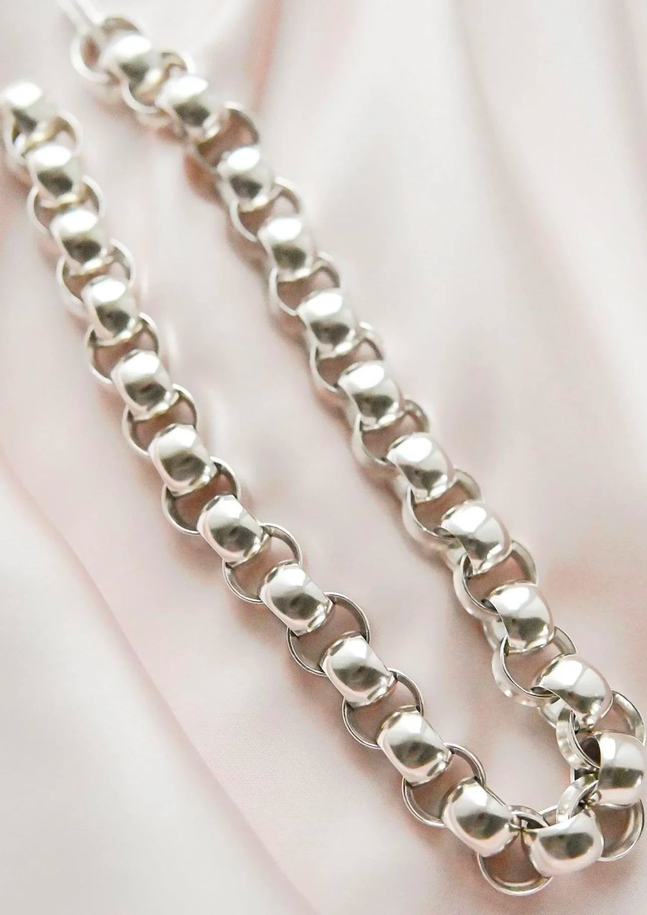 Heavy Gorgeous Vintage Sterling Silver Choker Necklace Sweden 1967