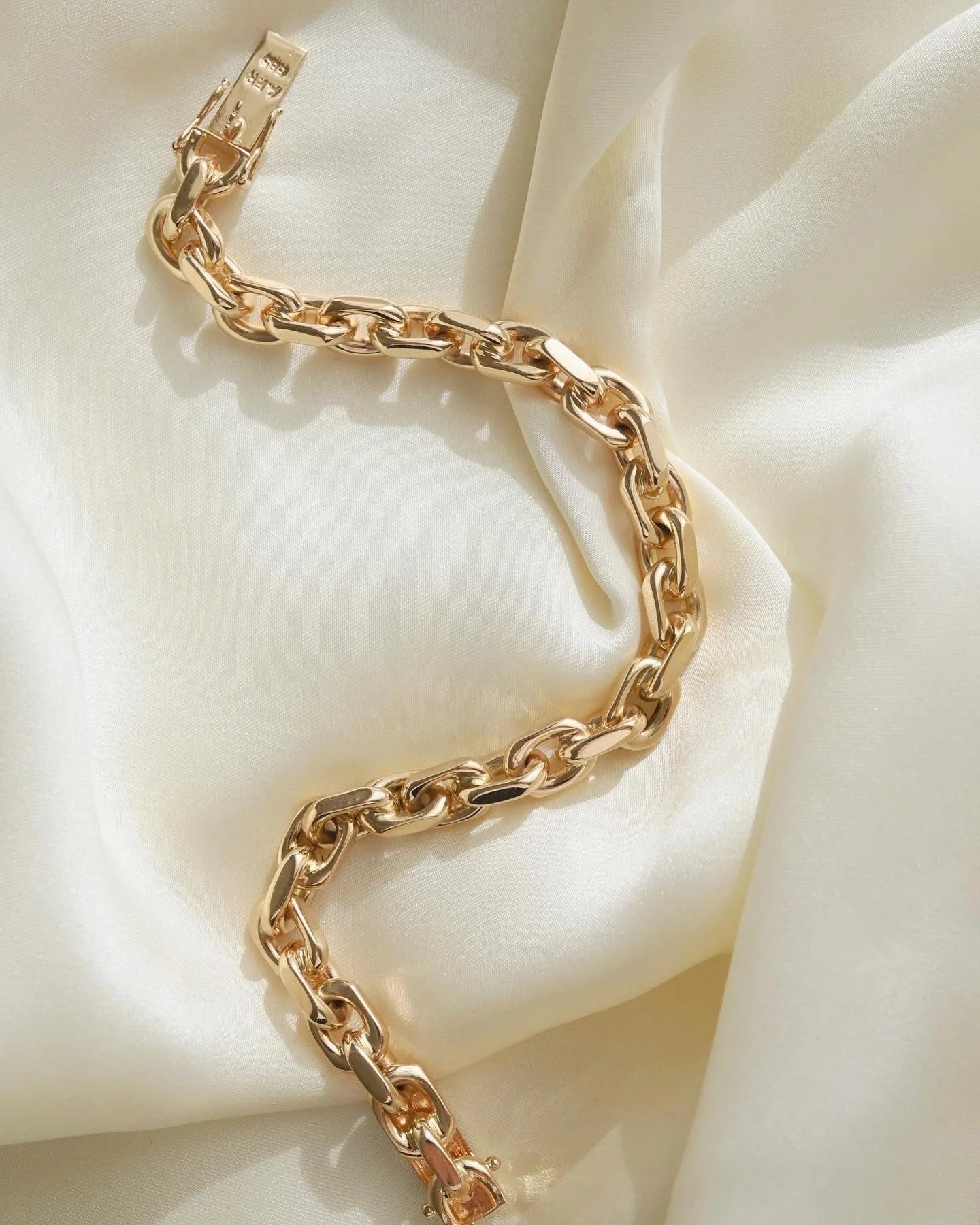 Big HEAVY AF Anchor Bracelet 14K Gold