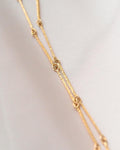 Stunning Finnish Vintage Bar Link Nekclace 14 Gold Mid 1900s