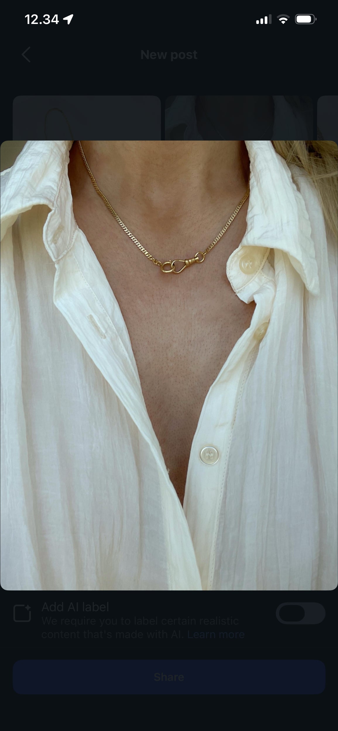 Incredible Old Watch Chain Necklace 18K Gold Beg 1900s