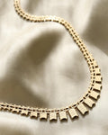 Vintage Fancy Link Chain 14K Gold 1960s