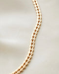 Gorg Rare Lenght Danish Vintage Geneva Link Necklace 14K Gold