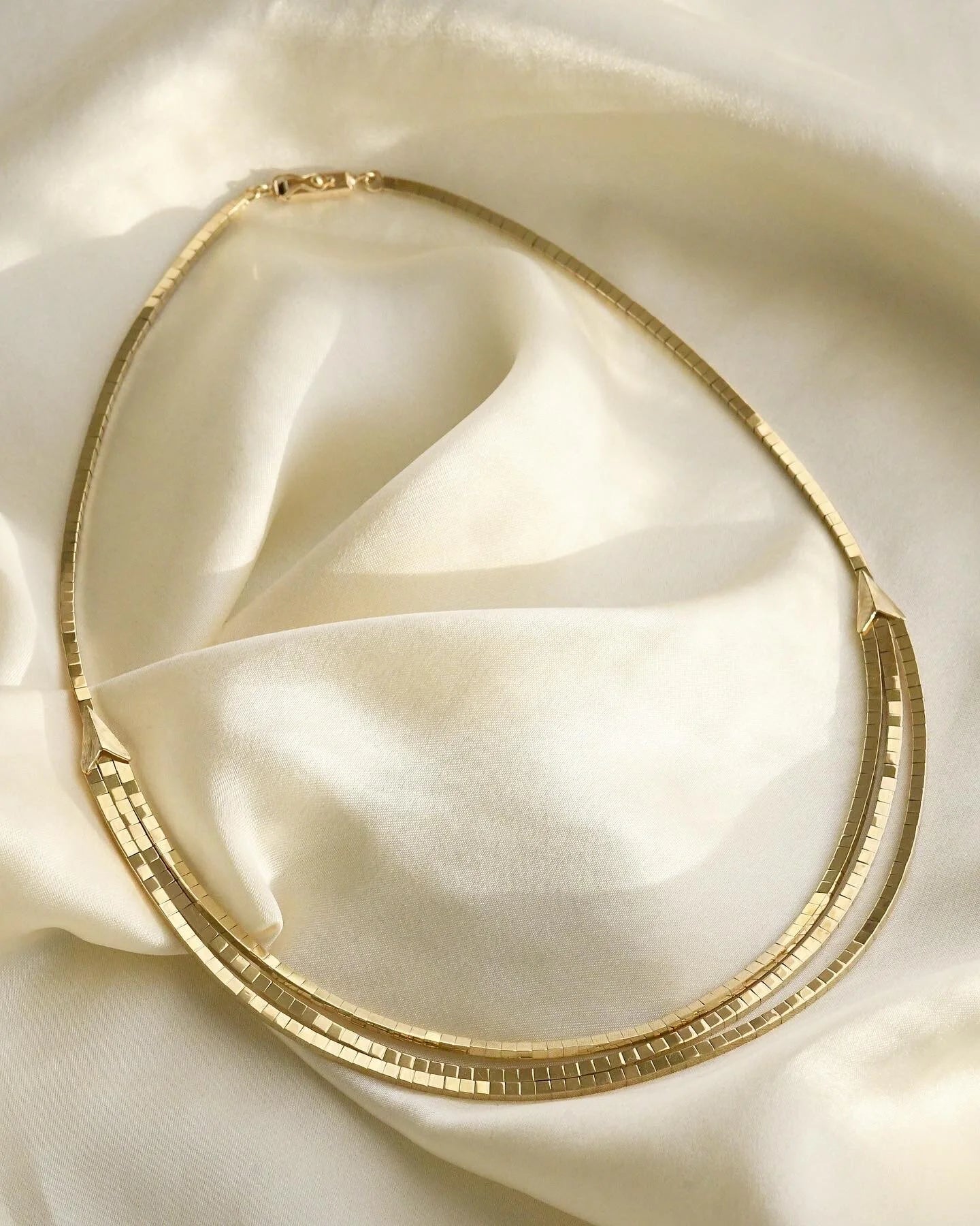 Gorgeous Vintage Disco Ball Chain 14K Gold 1950s