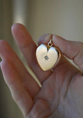 From My Personal Collection: The Perfect Rare Heart Locket Antique 14K Gold Sweden 1910s