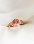 Dreamy Vintage Mood Ring w Mystic Topaz 14K Gold