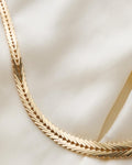 Long Amazing Rare Geneva Link Necklace 14K Gold 1960