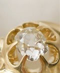 Beautiful Antique Old Mine Cut Diamond Ring 18K Gold 1800s