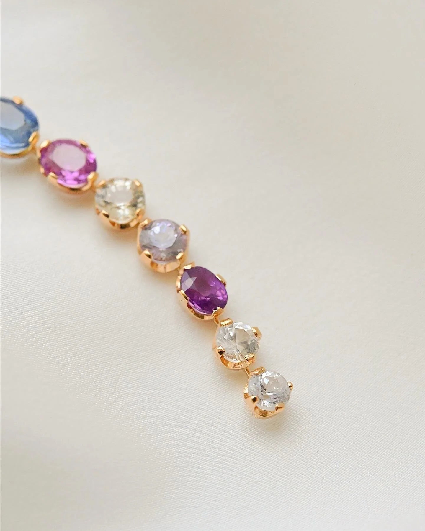 Gorgeous Upgraded Sapphire Vintage Pendant 18K Gold