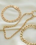 Rosy Toned 1963 Curb Link Bracelet 18K Gold