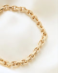 Super Gorg Perfect Danish Anchor Link Bracelet 14K Gold 1970