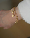 Selection of Special Swedish Vintage Bracelets 18K Gold Mid 1900s