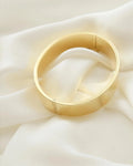Rare Big 7.15 Inches Perfect Bangle 14K Gold Italy