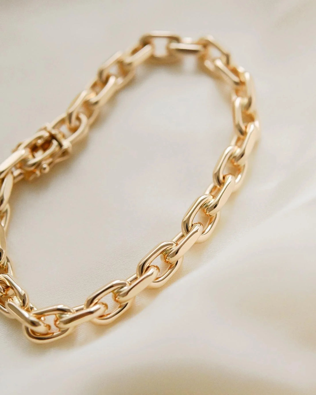 Big Fat Biker Link Bracelet Danish Vintage 38 Grams 14K Gold