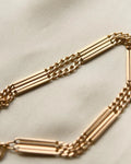 Gorg Edwardian Fancy Link Bracelet 14K Gold 1910s