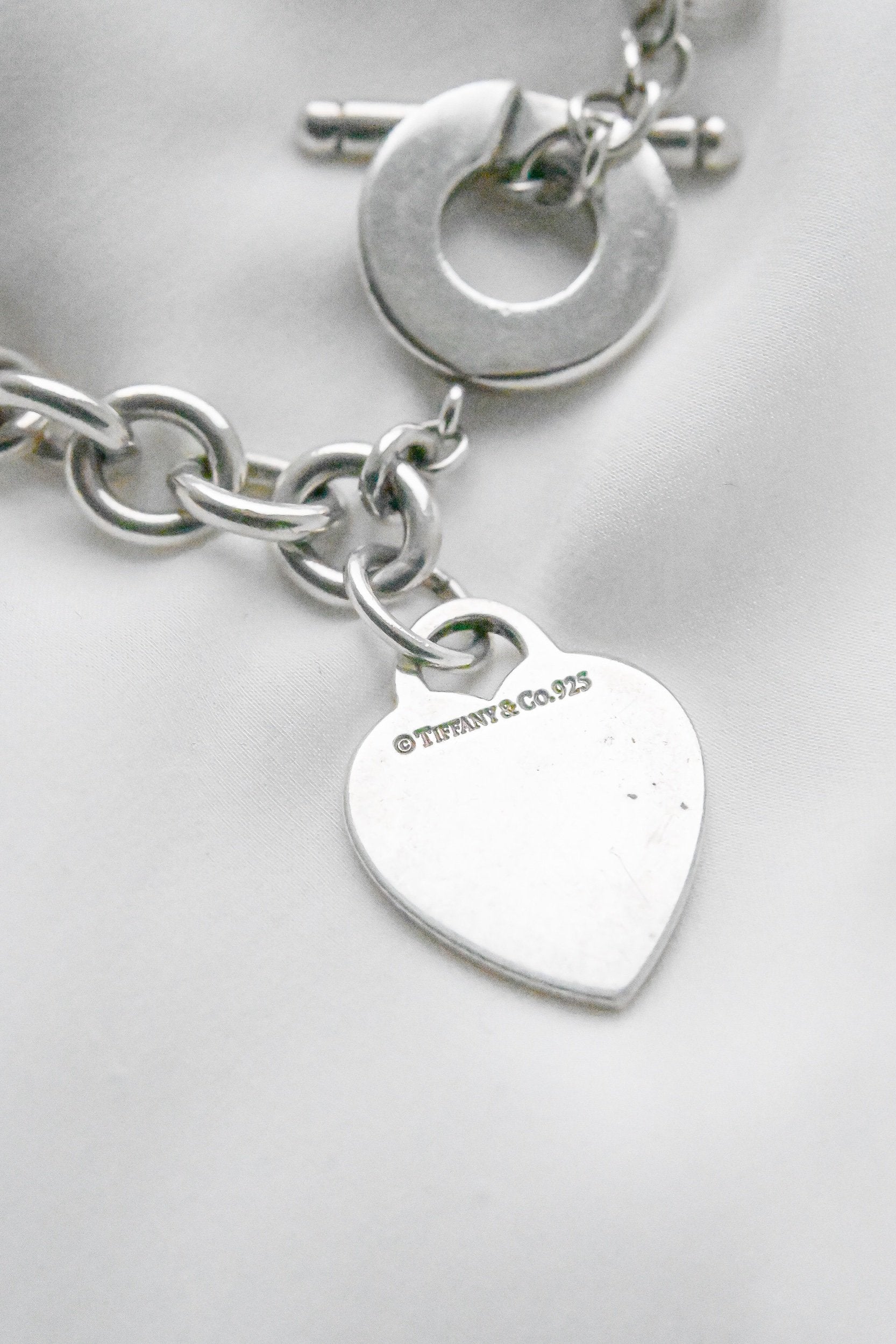 1990s Vintage Tiffany & Co. Heart Toggle “Legally Blonde” Necklace Sterling Silver