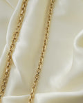 From Personal Collection! Vintage Anchor Chain 5mm 14K Gold 1970s