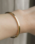Amazing SOLID HEAVY Vintage Bangle 14K Gold