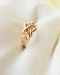 Rare Vintage Puzzle Ring 6.5 US 14K Gold
