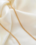 Long Antique 18.4 Inches Swedish Watch Chain 18K Gold