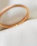 Anna and Arthurs 1930s 20K Rose Gold Bands