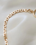 Antique Virola Link Watch Chain 18K Gold 1937