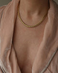 Amazing Sexy Jumbo Wheat Link Chain 18K Gold 1980s