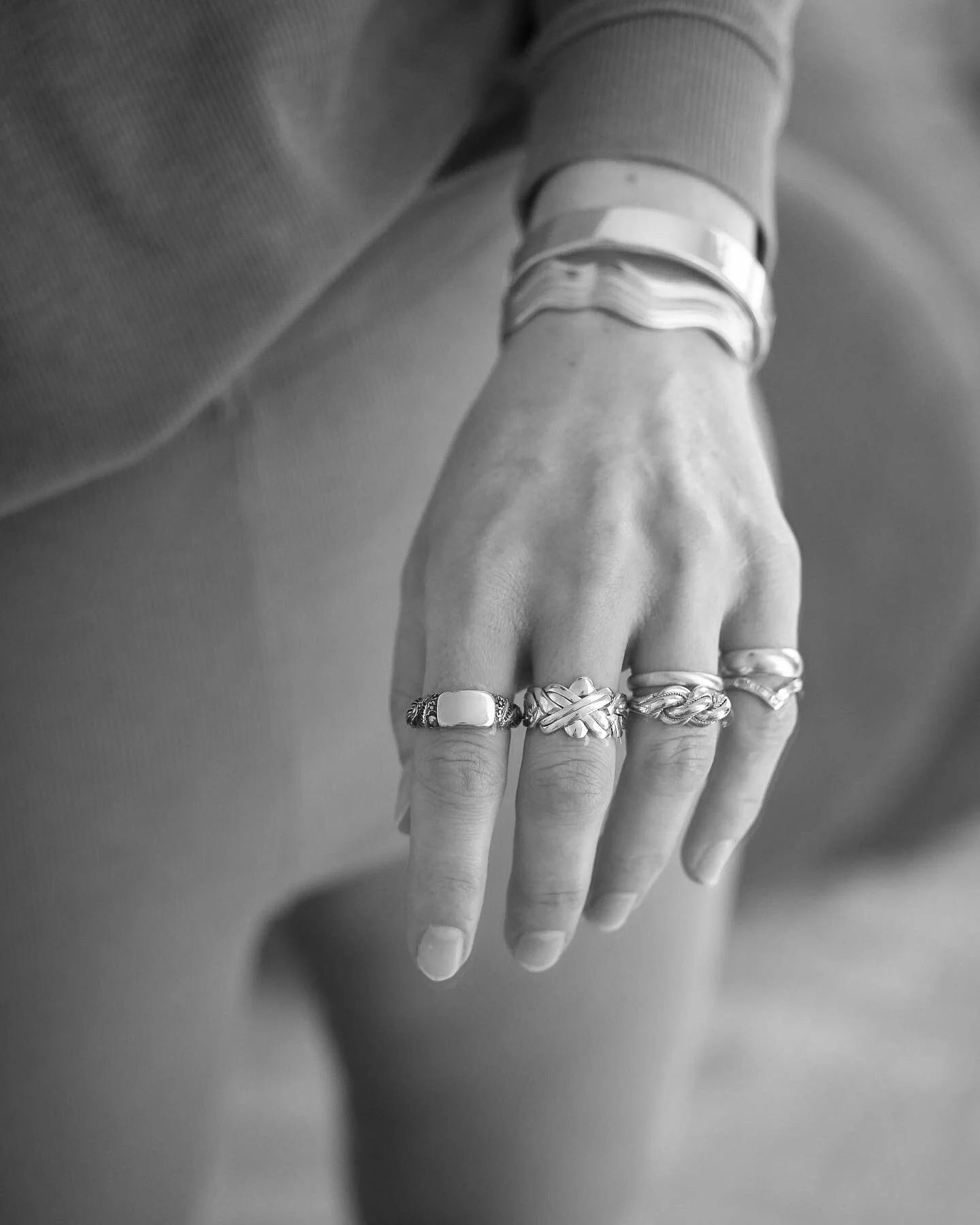 Superb HEAVY Vintage Puzzle Ring 18K Gold