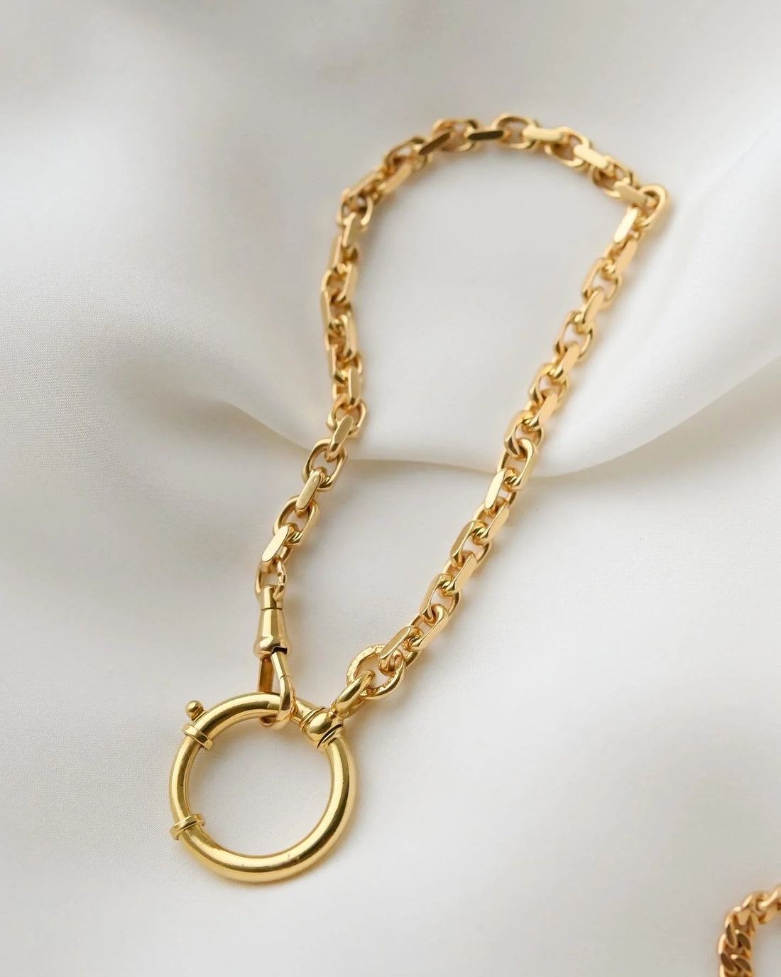 Extraordinary HEAVY 80 Years Old Watch Chain 18K Gold Sweden 1940s