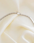 The Diamond Tennis Necklace of Your Dreams 3.50 Carats 18K White Gold