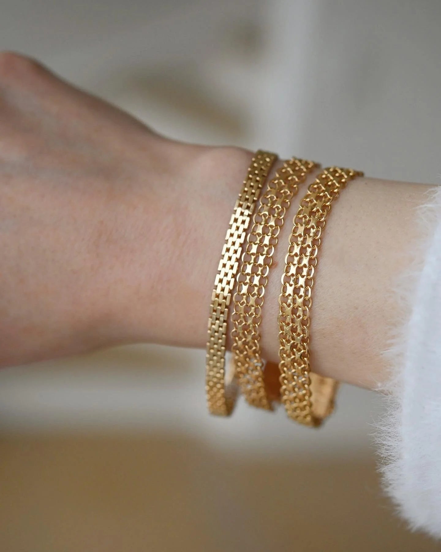 Swedish Vintage Bracelets 18K Gold (Selling seperately!)