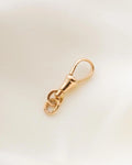 Rare Swedish Dog and Bolt Clasp Antique 18K Gold 1917