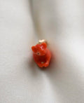 Pussy Cat - The Victorian Coral Cat Pendant 18K Gold