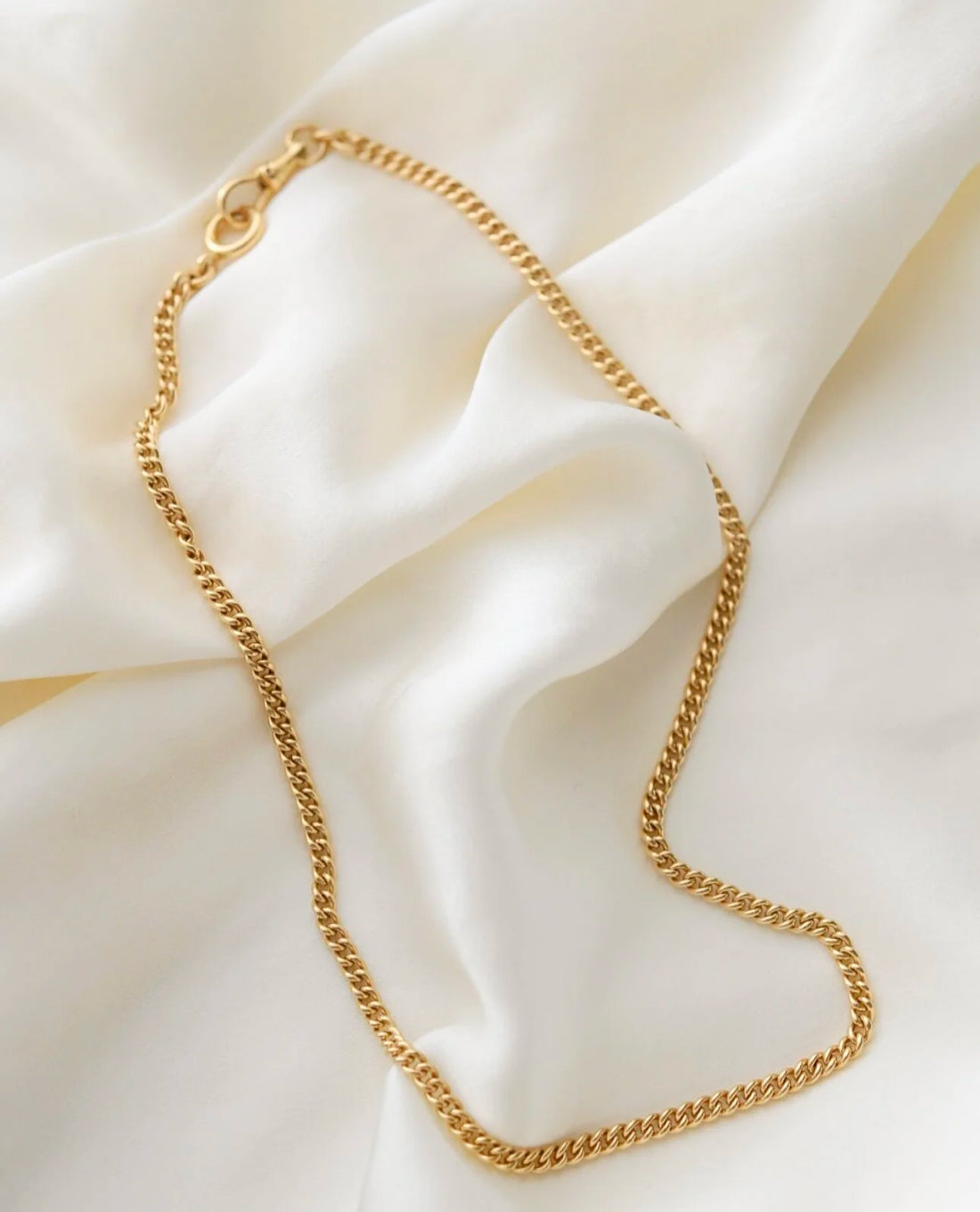 Antique Watch Chain 16.75 Inches 18K Gold 1920s