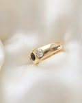 The Best Antique Danish 1.20 Carats Old Cut Diamond Ring 14K Gold