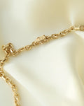 Biiiig Heavy Dream Chain W Graduated Anchor Danish Vintage 14K Gold