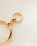 Rare Swedish Dog and Bolt Clasp Antique 18K Gold 1917