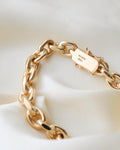 6.75 Inches Danish 58 Grams Vintage Anchor Link Chain 14K Gold