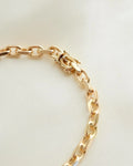 Cute 26 Grams Chunky Danish Vintage Charm Bracelet 14K Gold 1980