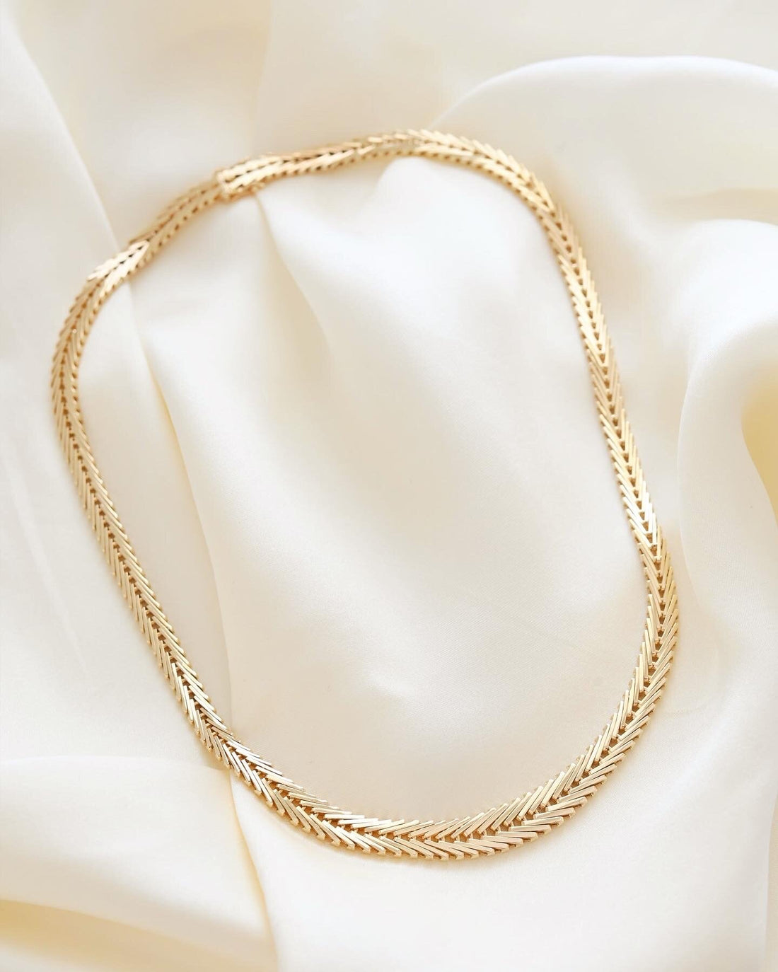 Gorgeous Danish Vintage Necklace 14K Gold