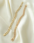 Rosy Toned 1963 Curb Link Bracelet 18K Gold